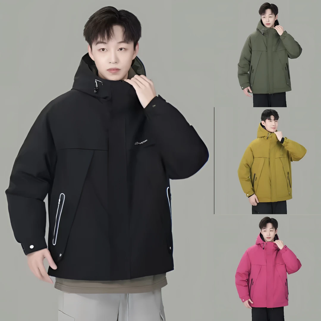 秋冬新款棉服外套保暖连帽户外防水防风加厚宽松W0069