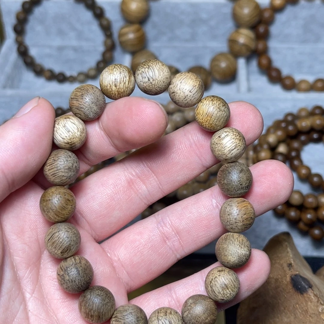 沉香手串《壹世香傳》文莱黑棋1.1单圈手串