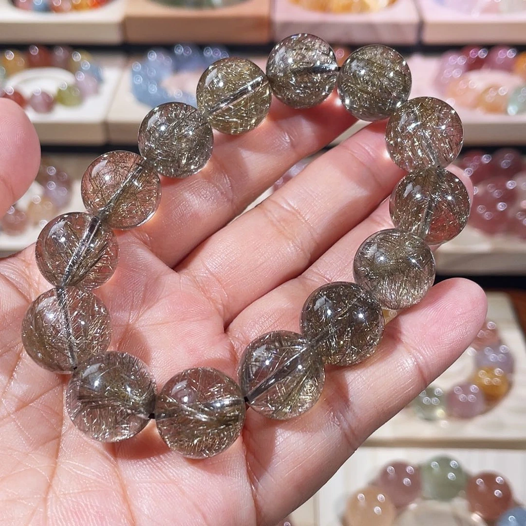 手链未镶嵌水晶发晶手链