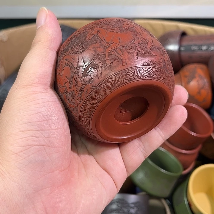 茶杯紫砂全手工紫砂主人杯