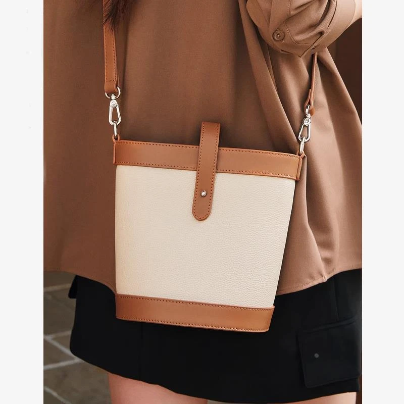 包包2024新款潮小众春夏水桶包百搭单肩斜挎女包高级感通勤手提包