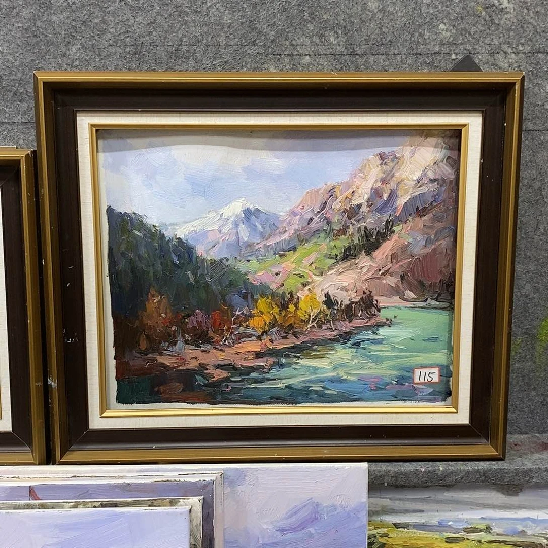 油画带外框画芯尺寸40x50 c m