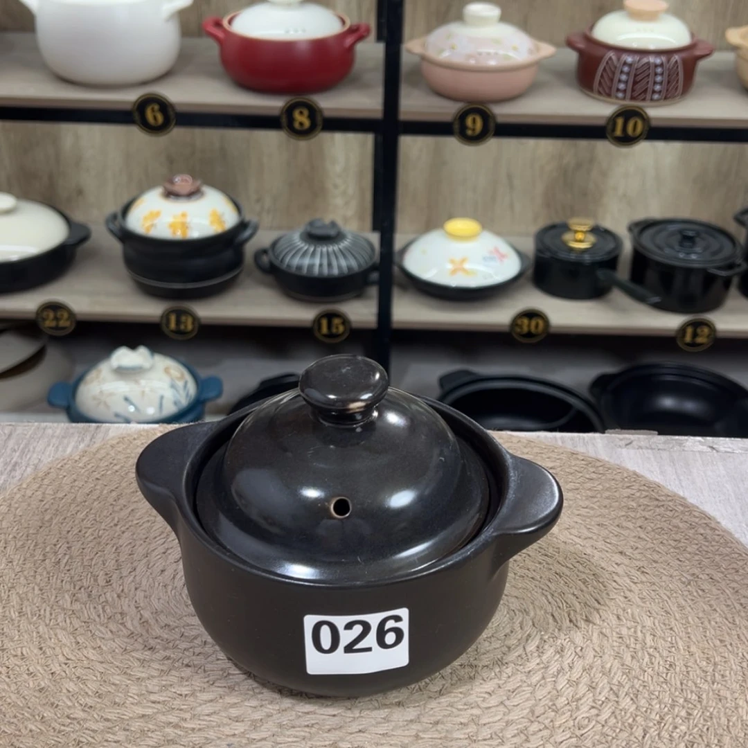 【闪购商品】口径14厘米小小砂锅微瑕疵品026