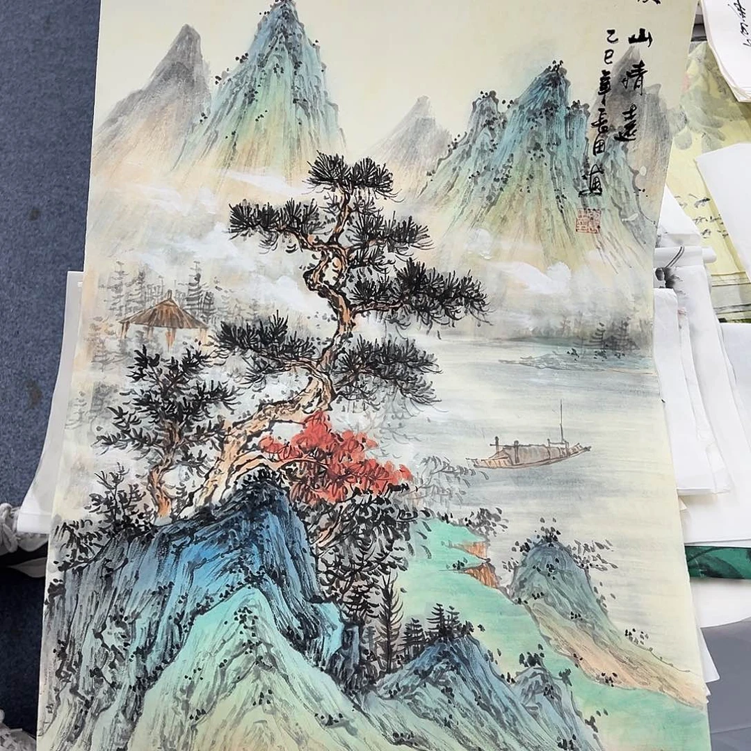 国画纯手绘作品欣赏