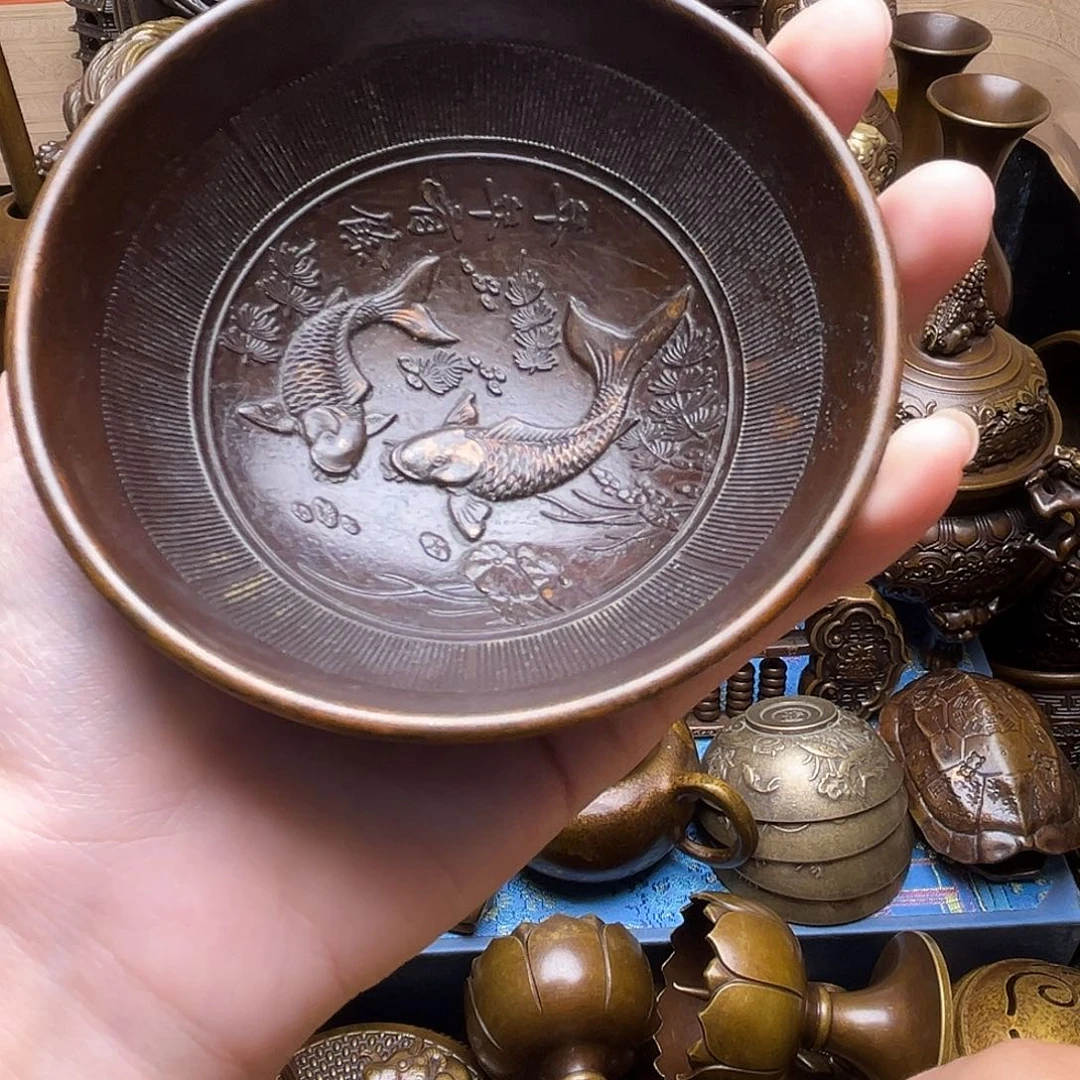 铜器摆件老王直播间
