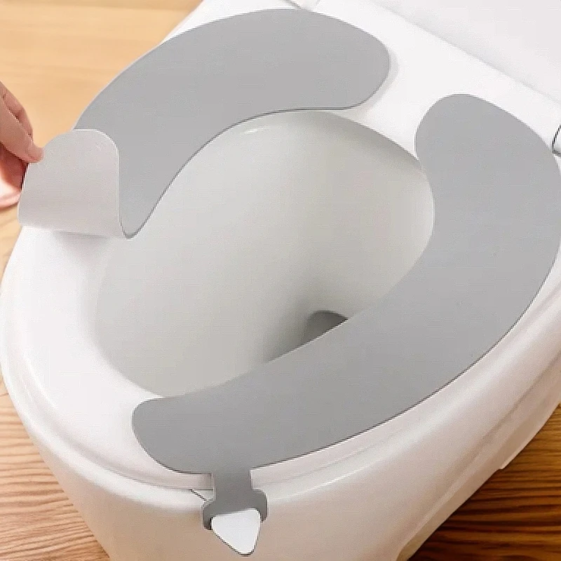 防水免洗马桶垫粘贴式手提坐便套圈家用防水马桶坐垫