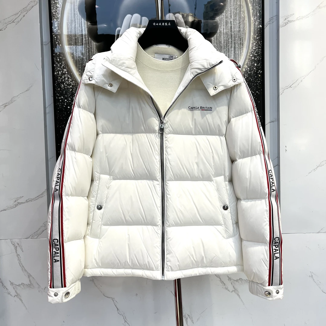 【卡珀拉羽绒服】新款不起球保暖带帽纯色经典短款冬季韩系山系1269