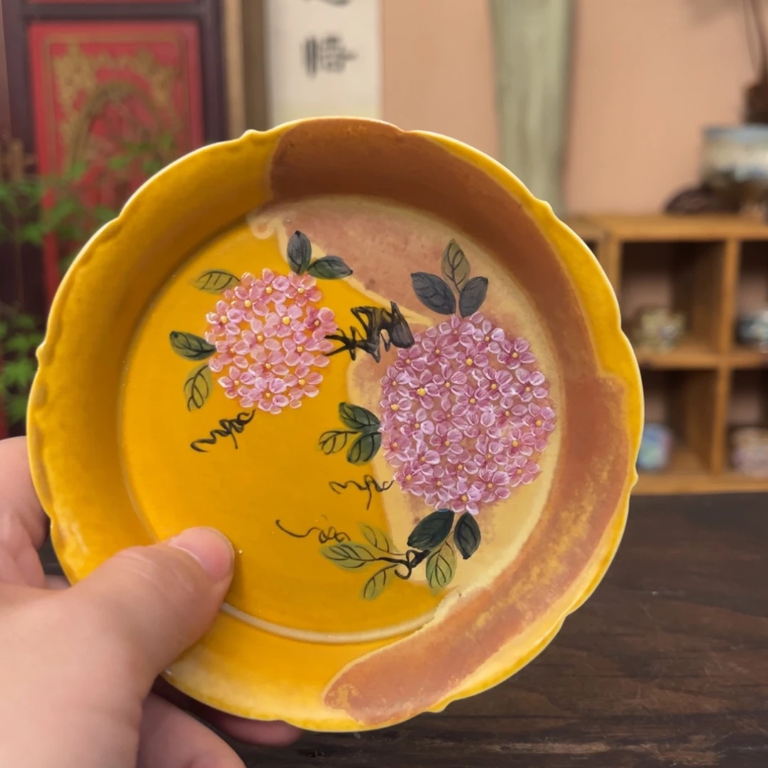 杯柴烧手工手绘陶瓷