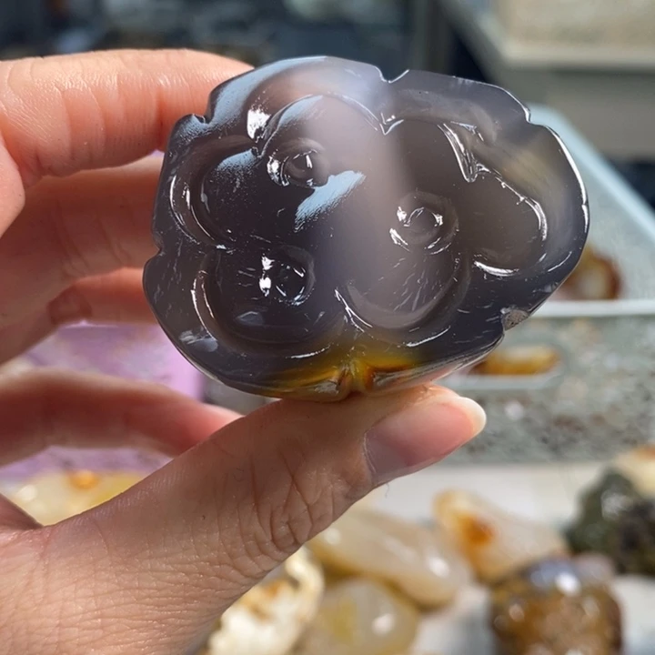 玛瑙/玉髓吊坠(不含链)未镶嵌