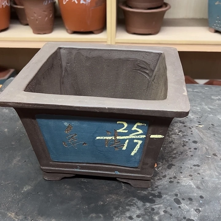紫砂花盆，透气花盆