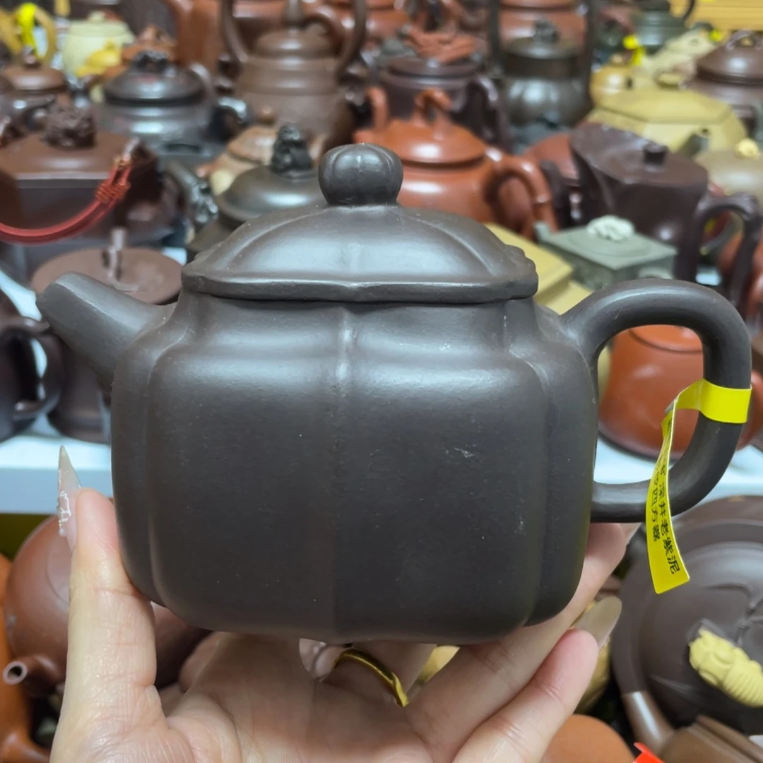 茶壶底槽青紫砂艺术作品