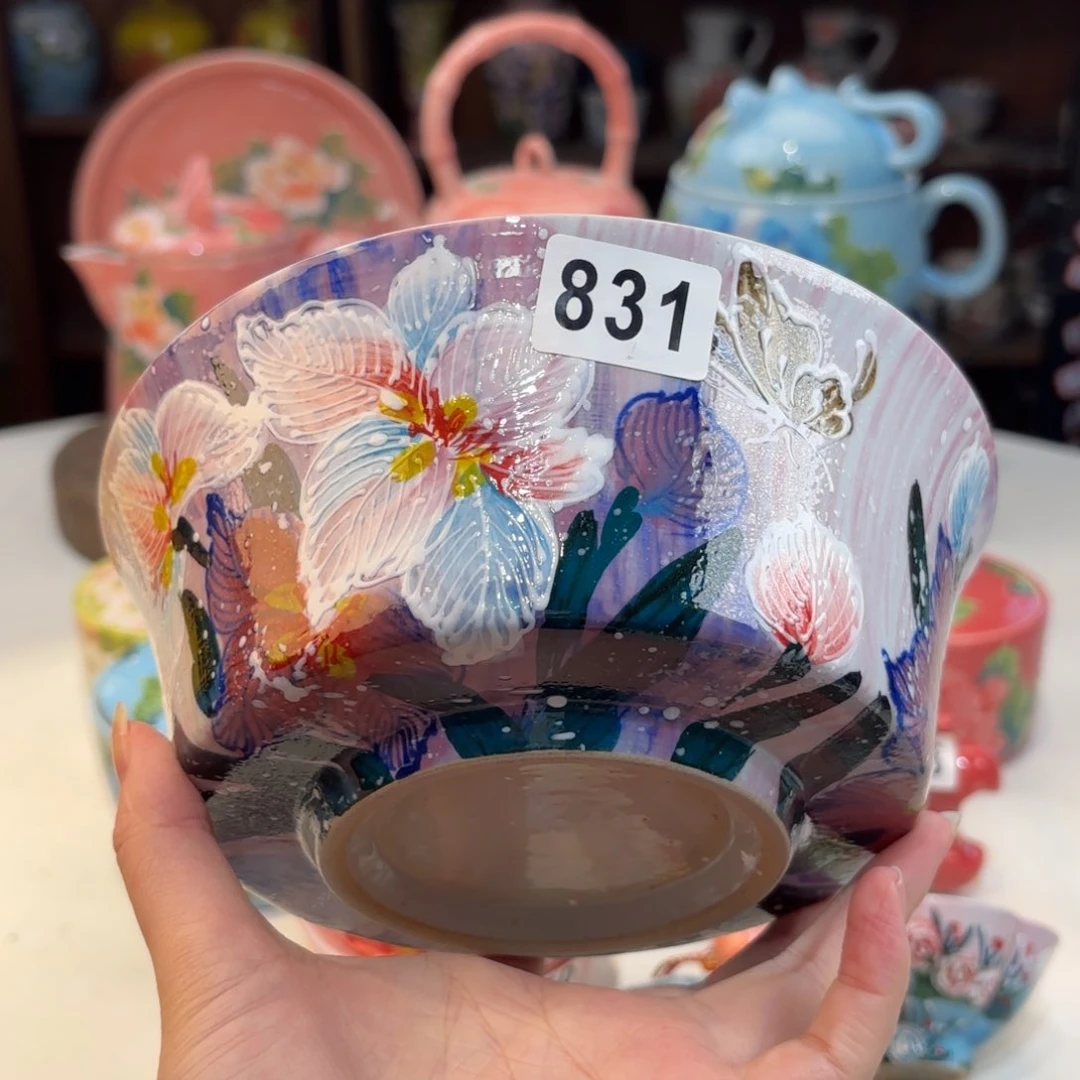 漫*景德镇手绘高温釉下彩陶瓷茶具