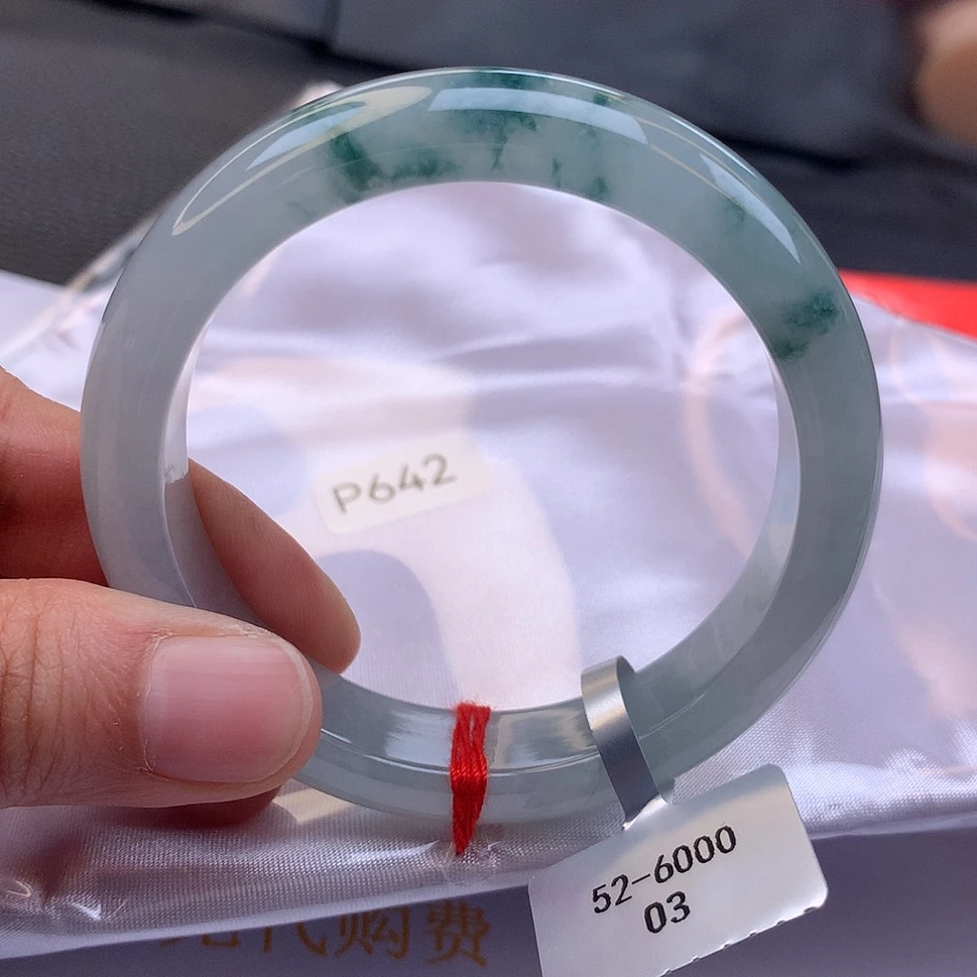 翡翠未镶嵌手镯缅甸天然a货翡翠手镯