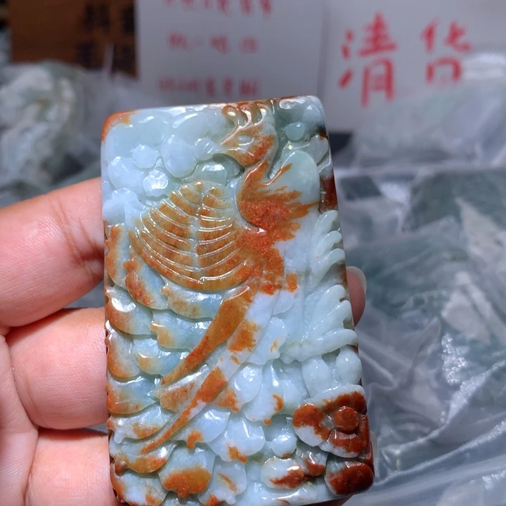翡翠未镶嵌颈饰保真天然A货翡翠