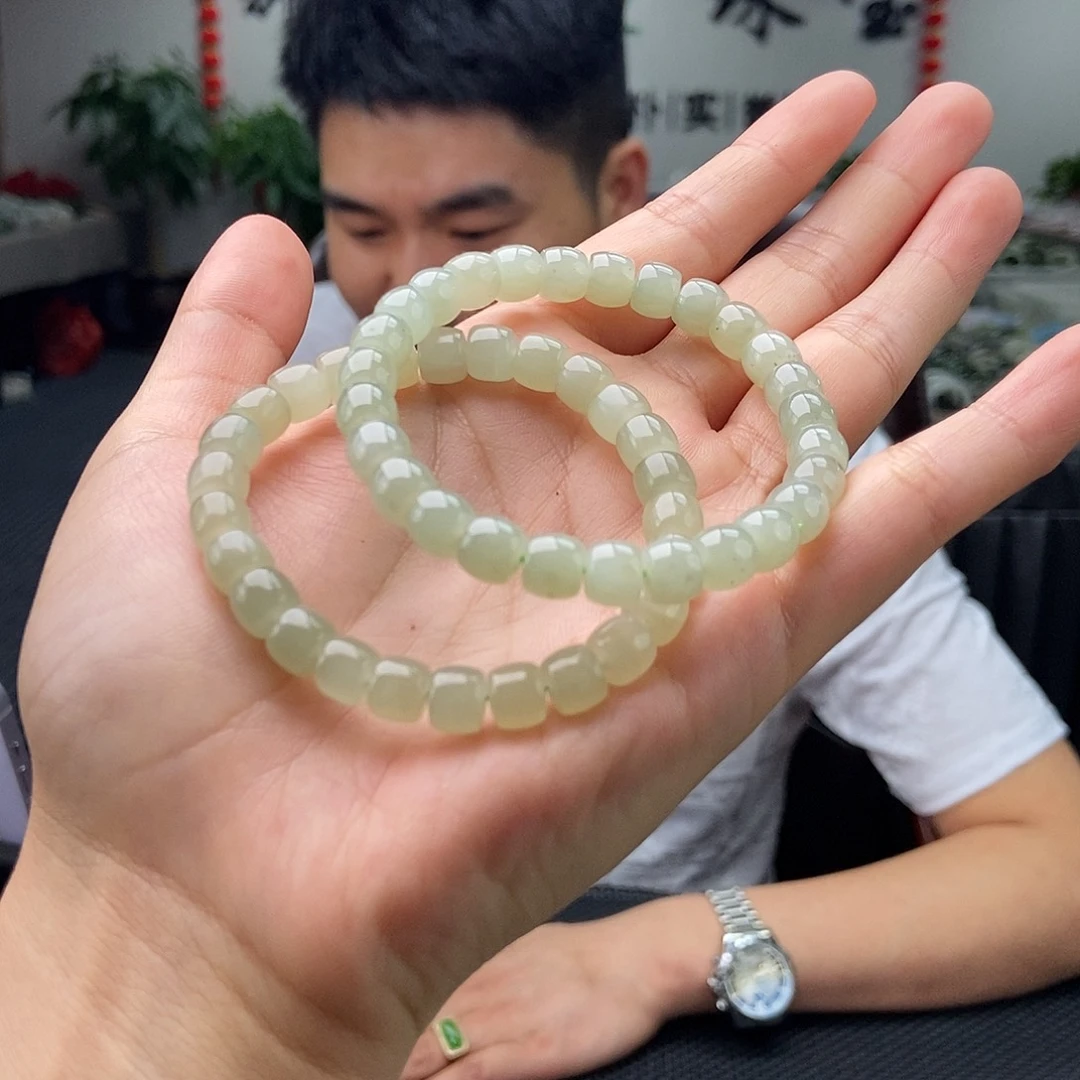 和田玉未镶嵌颈饰手串颜色多样性发拍一发一