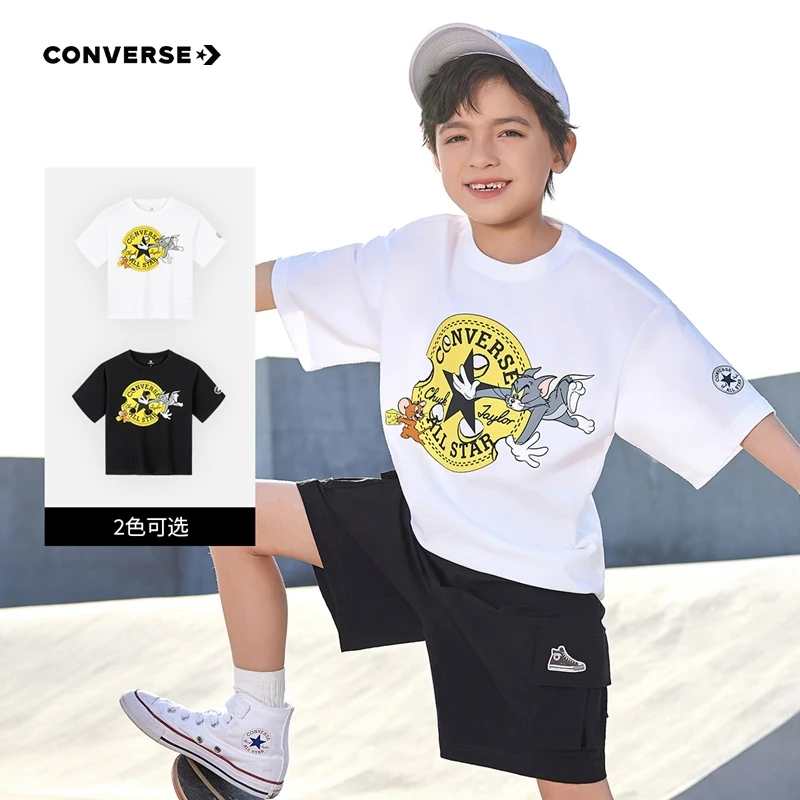 【猫和老鼠系列】Converse匡威夏季多色男女童短袖T恤H831