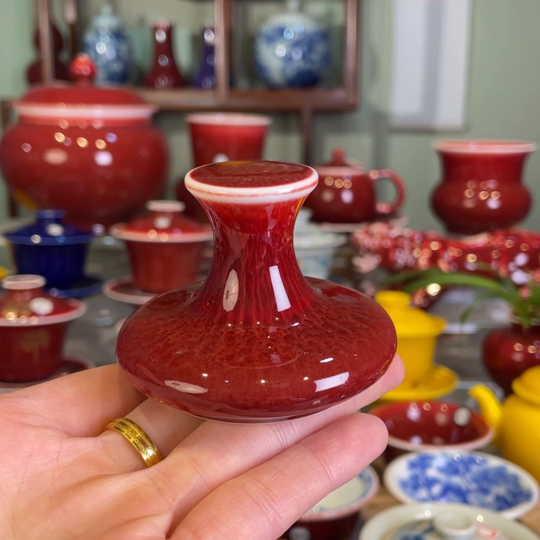 清欢雅玩原矿郎红，福利盖置