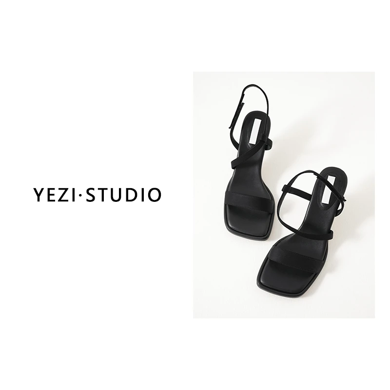 【猫星女孩】马.毛内里羊皮气质方跟高跟鞋25249011