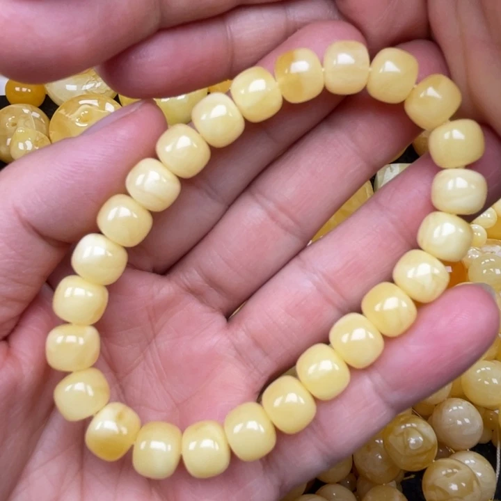 裸石蜜蜡未镶嵌蜜蜡9➕手串