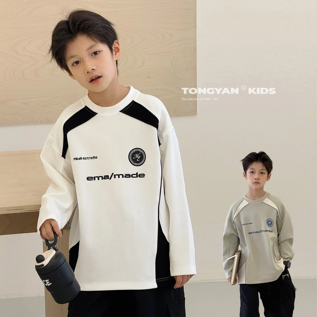 9.15号新品 男童长袖T恤秋装新款韩版儿童上衣时尚打底衫TY03029