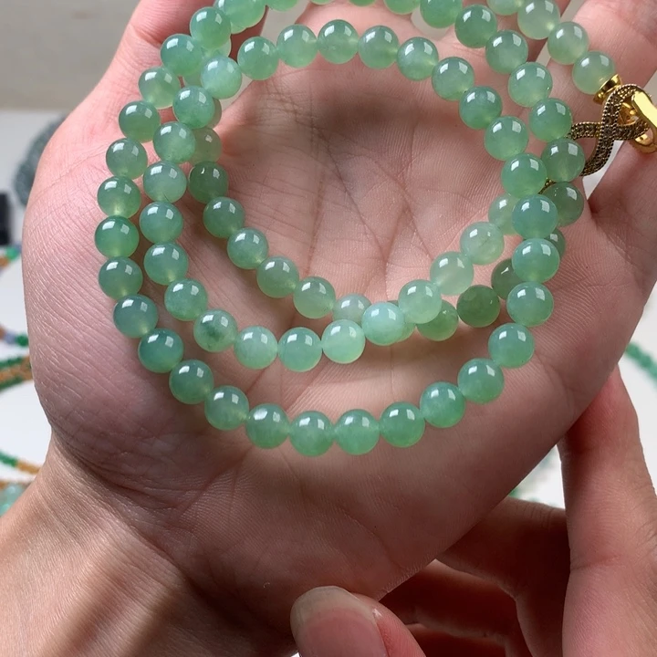 定制翡翠未镶嵌缅甸翡翠a货卡6.8