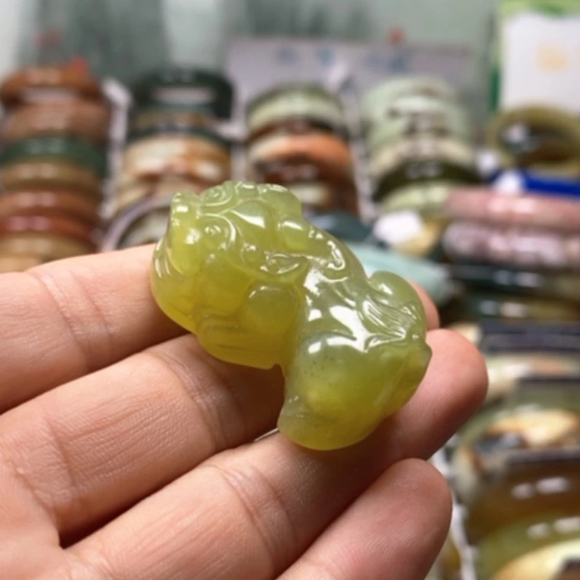 【闪购商品】未镶嵌蛇纹石玉手镯