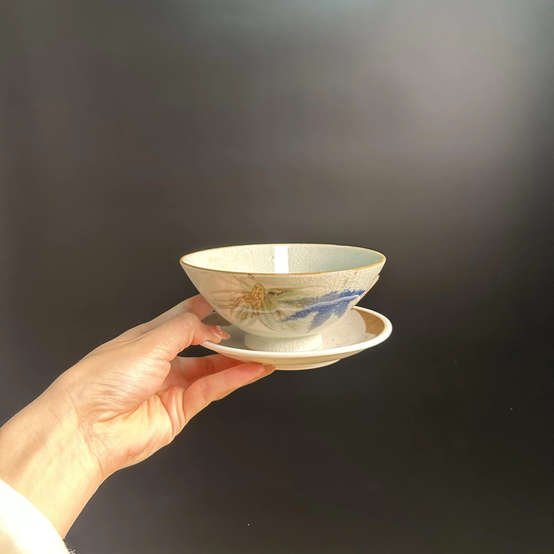 74号全网孤品高端中古日瓷回流 香兰社 深川制 九谷 濑户烧古董