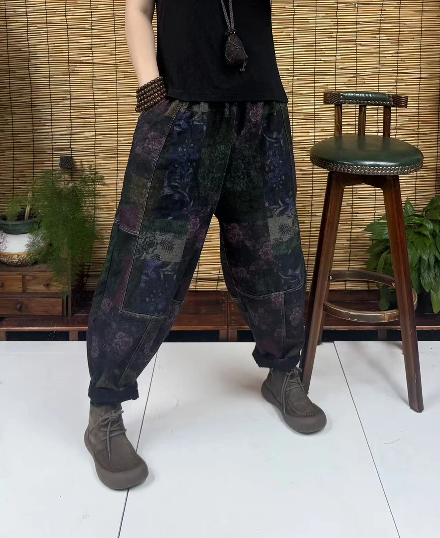 001加绒百家布牛仔裤（长90，90-150斤）