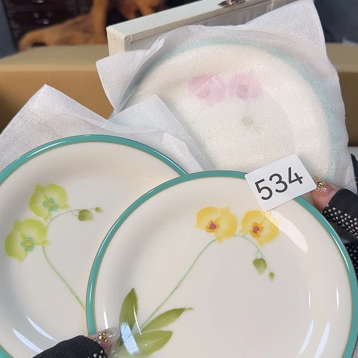 柒喜美瓷 拒绝假货很好看的盘子