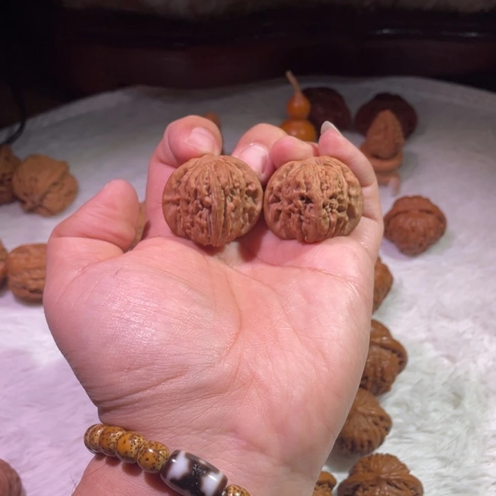 文玩核桃把件11-楼子手捻35（全品）