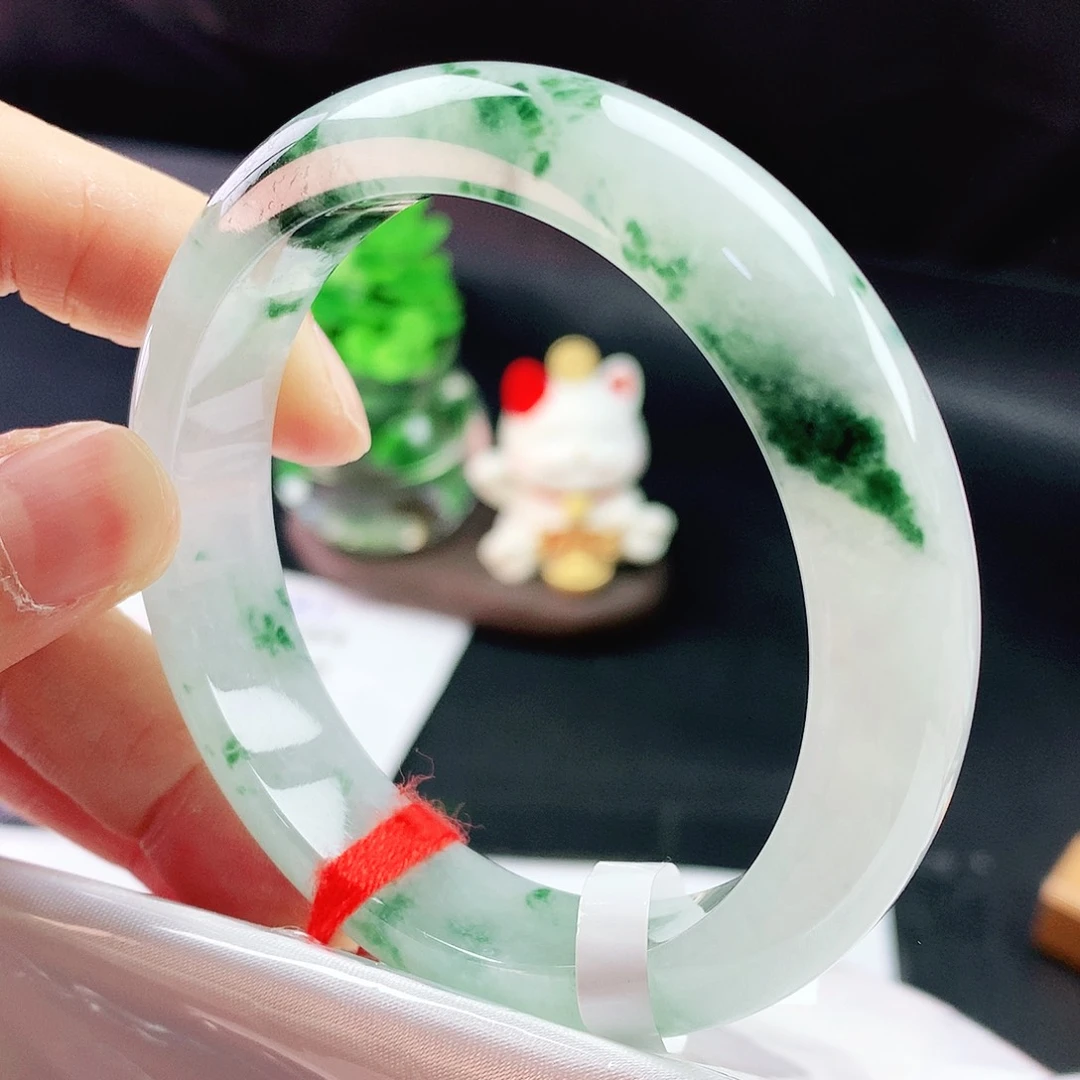 未镶嵌手镯翡翠56圈