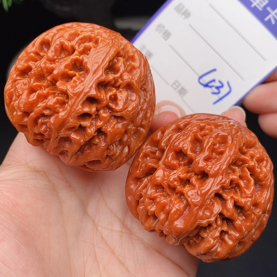 文玩核桃把件47粗筋437