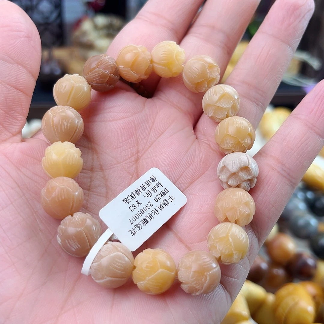 菩提根/象牙果吊坠菩提莲花福利