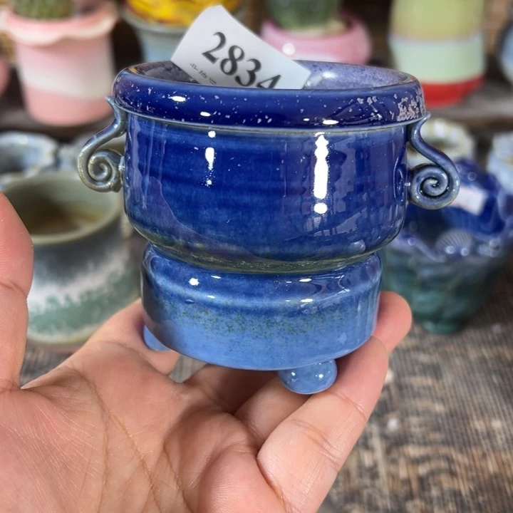 口6高7 手工花盆满30包邮