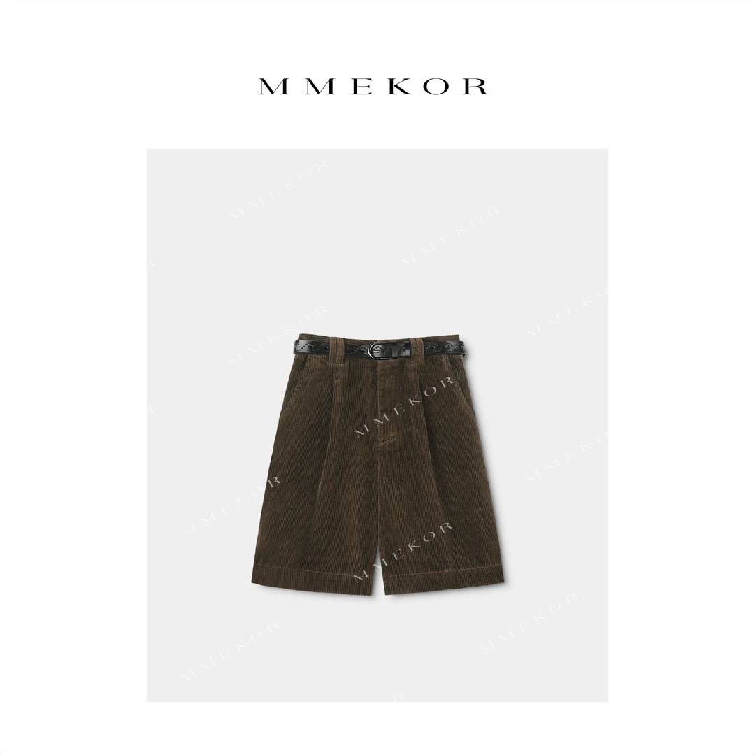 MMEKOR“雪松裤” 2025新款秋款静奢老钱风百搭休闲裤 79989