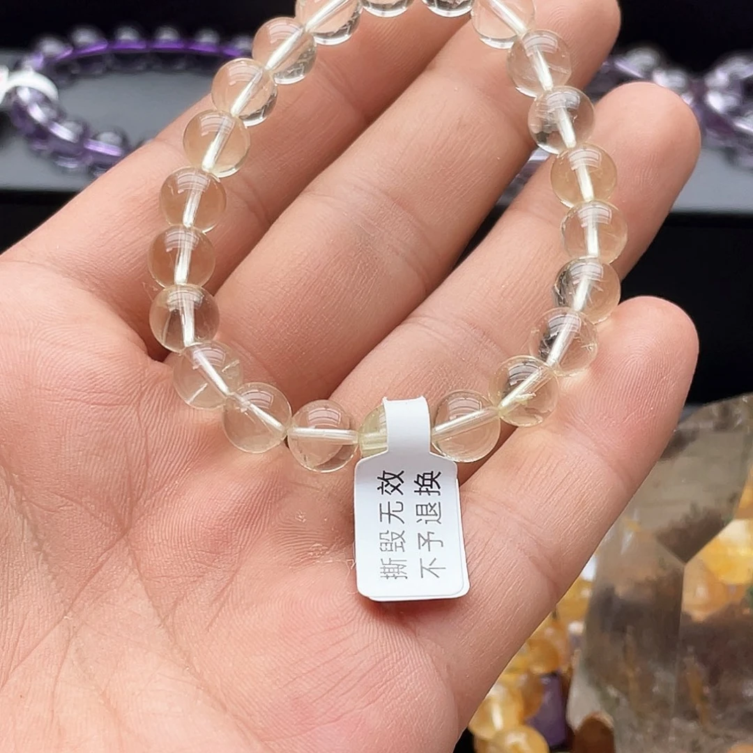 未镶嵌手串烟晶卡8+小青柠
