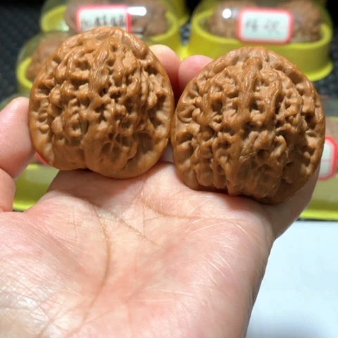 吊坠文玩核桃精配金公子