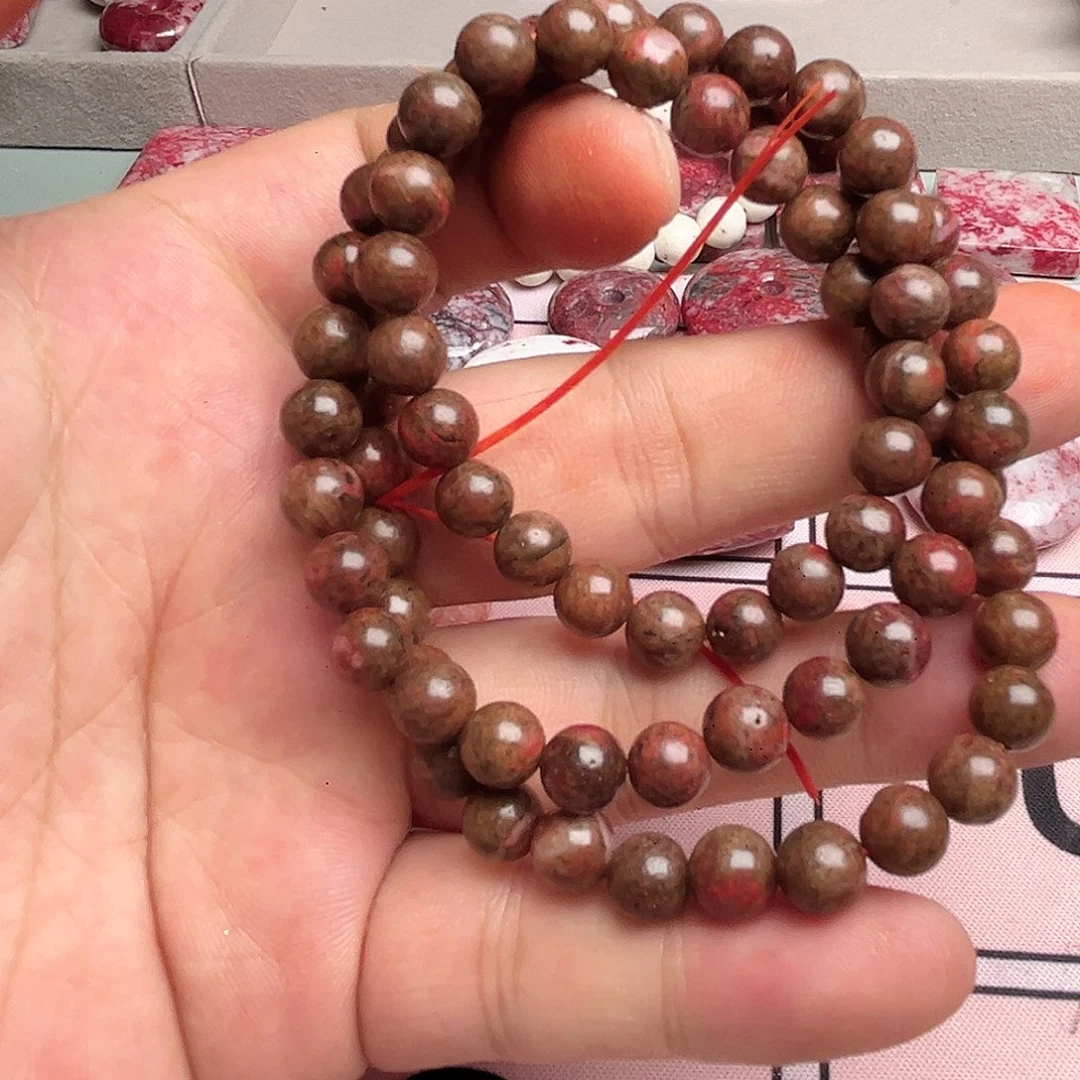 紫砂天然朱砂辰石吊坠
