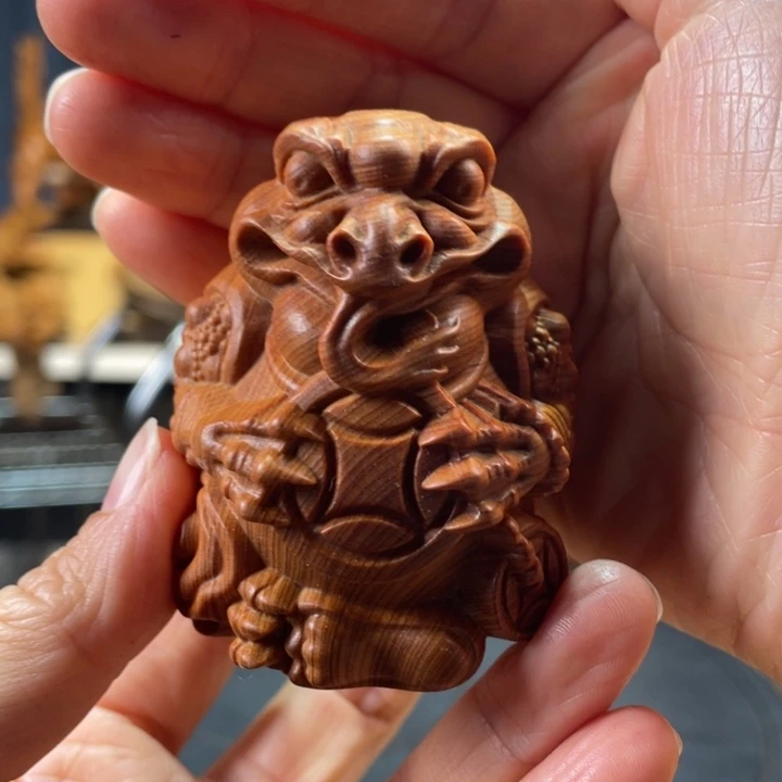 柏木（崖柏）手把件