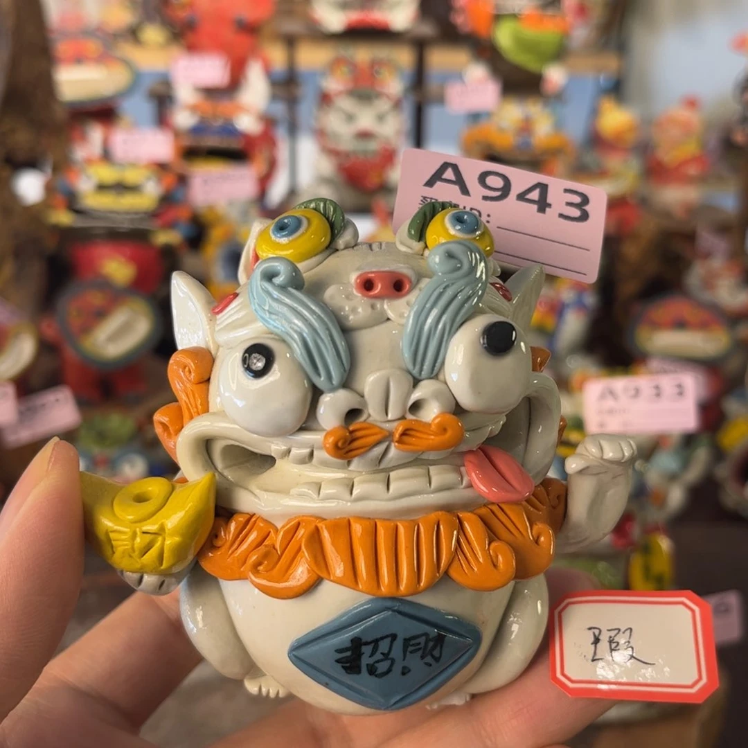 泥塑纯手工茶宠摆件