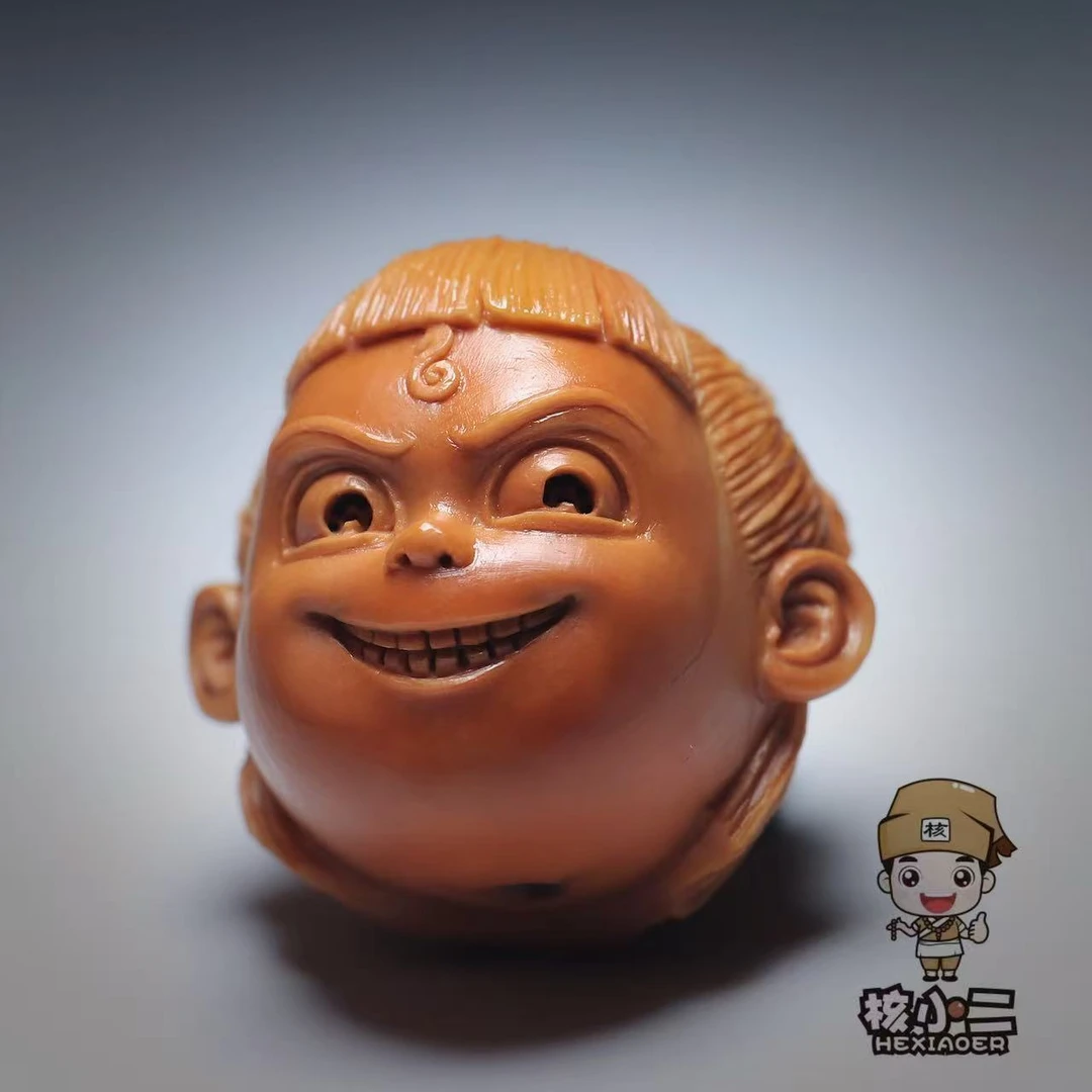 《哪吒》大凡老师本工雕刻！单籽！配串神器！短圆饱满水晶核！惟妙惟肖