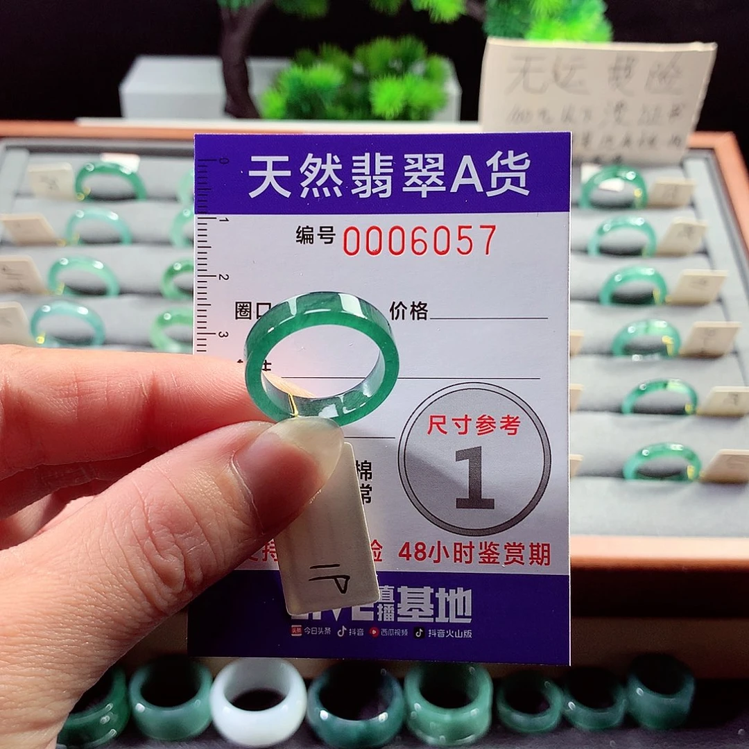 翡翠戒指未镶嵌19号