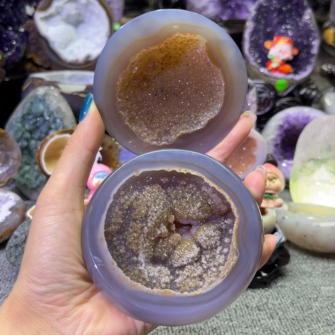 未镶嵌摆件紫晶聚宝盆
