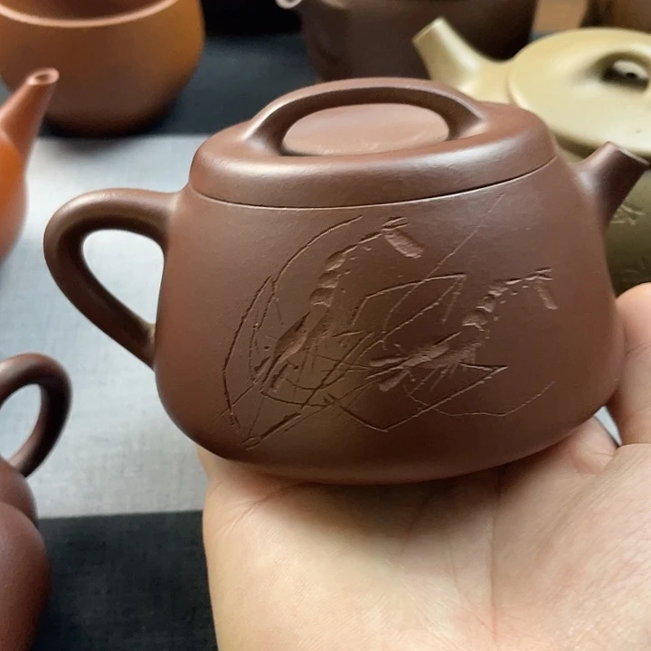 茶壶紫砂宜兴原矿紫砂作品