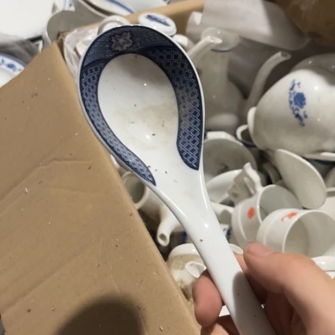 陶瓷勺一个陶瓷陶瓷