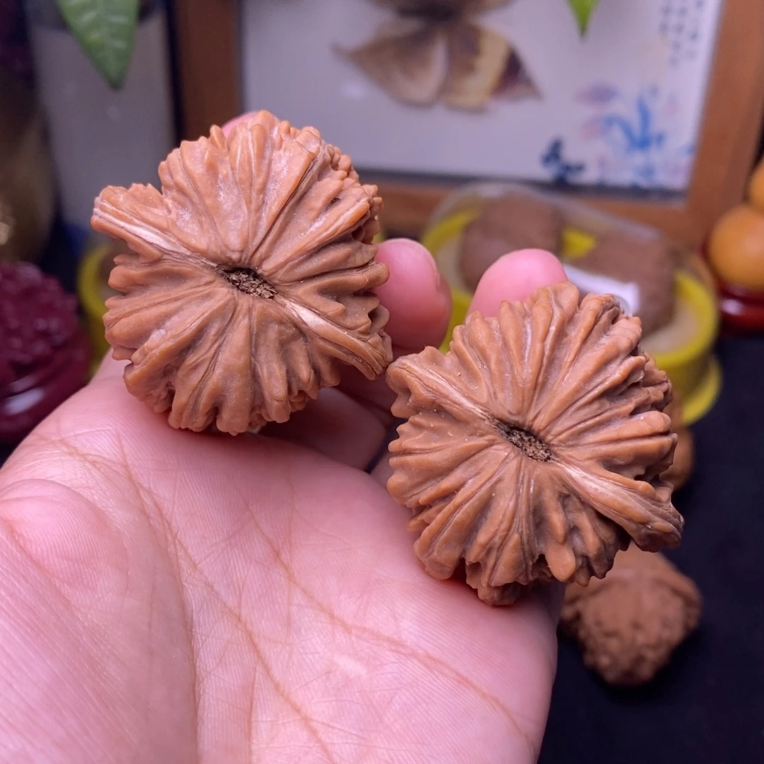 把件文玩核桃43四座楼