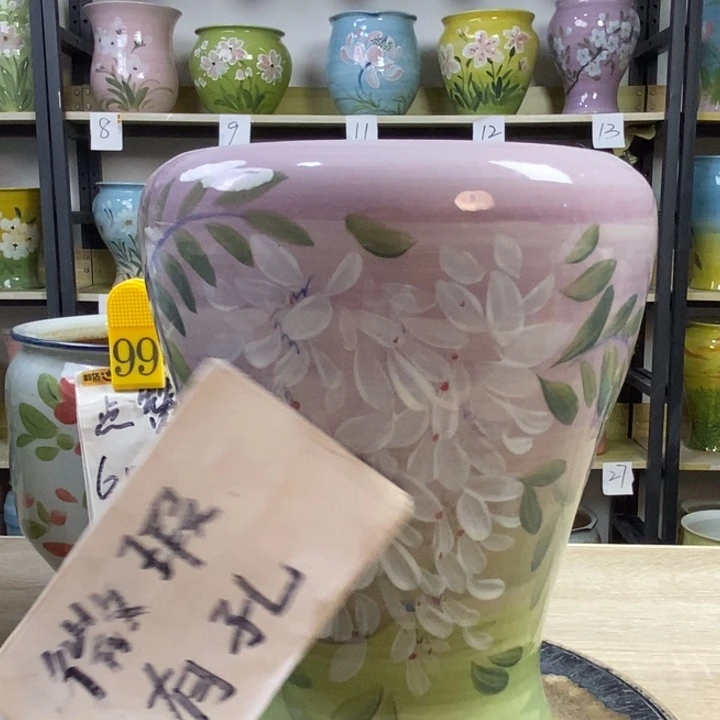 景德镇高温陶瓷花盆