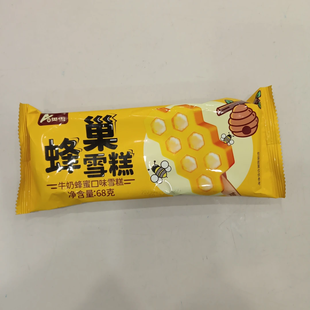 奥雪蜂巢牛奶蜂蜜味雪糕