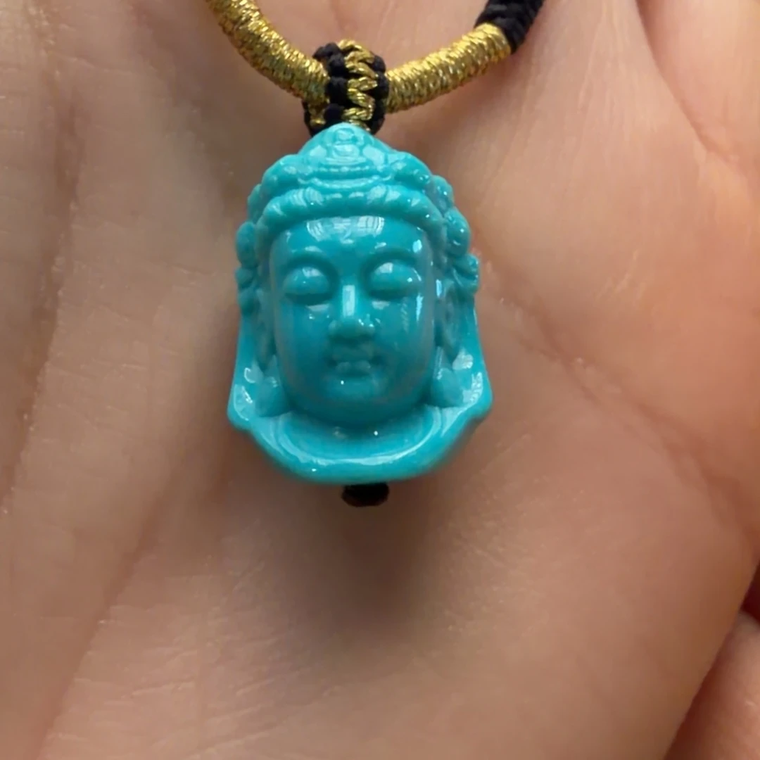 绿松石未镶嵌颈饰