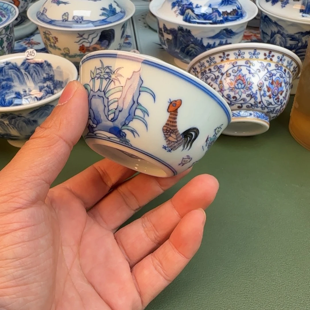 纯手工纯手绘茶具石头292